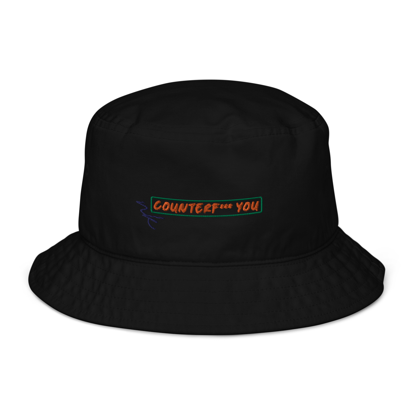 COUNTERF*** YOU Organic Bucket Hat